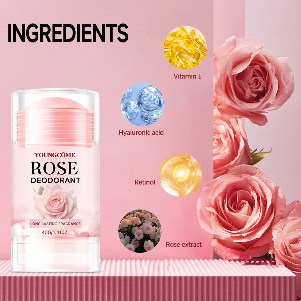 StarRise Pink Rose Deodorant Stick