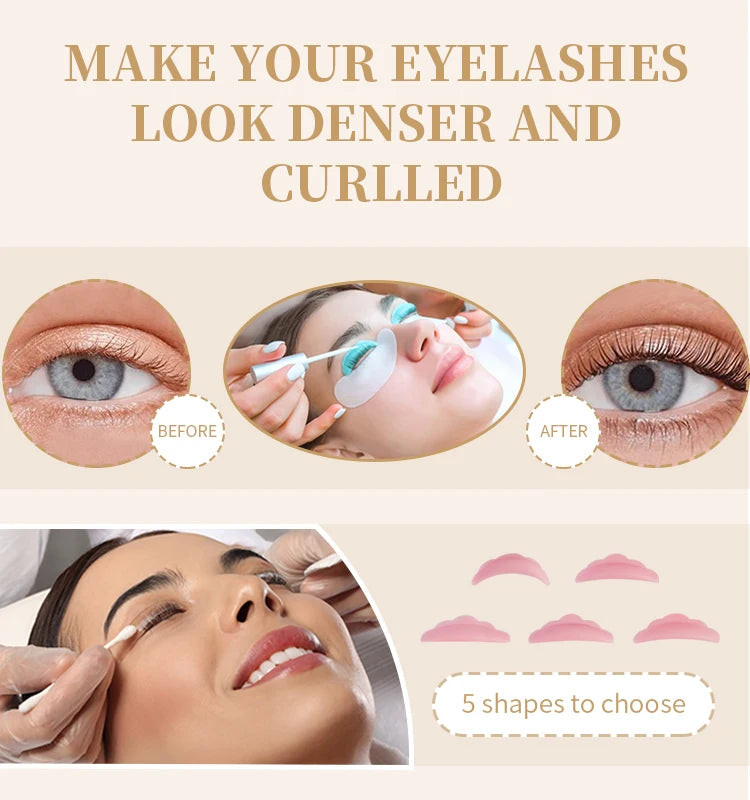 Libeauty 10 Pairs/Lot Sachet Lash Lifting Lotion Lashes Lift 5-8 Minutes Calia Perm And Fixation Individual Package Makeup Tool