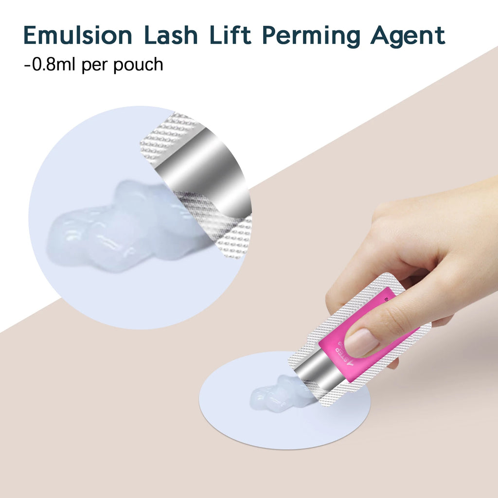 Libeauty 10 Pairs/Lot Sachet Lash Lifting Lotion Lashes Lift 5-8 Minutes Calia Perm And Fixation Individual Package Makeup Tool