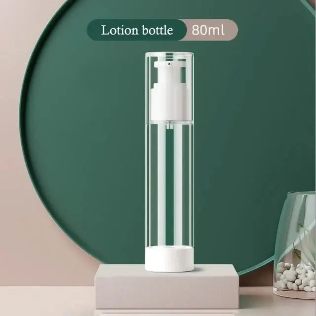 15/30/50/80/100ml Vacuum Sub Bottle Travel Cosmetics Small Empty Bottle Lotion Shower Gel Shampoo Travel Portable Spray Bottle