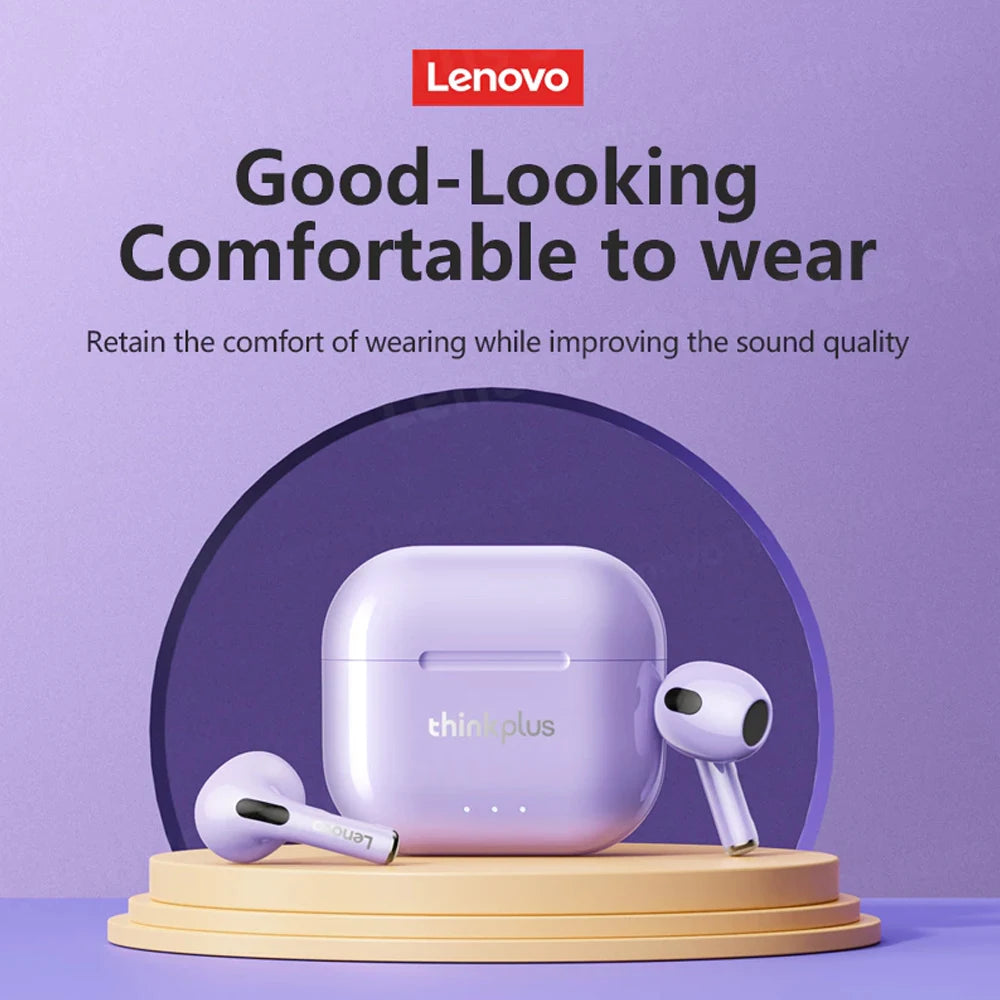 Original Lenovo LP40Pro TWS Bluetooth 5.1 Quick Connect Earphone Ergonomic Design Headphones Powerful Transmission Speed Headset