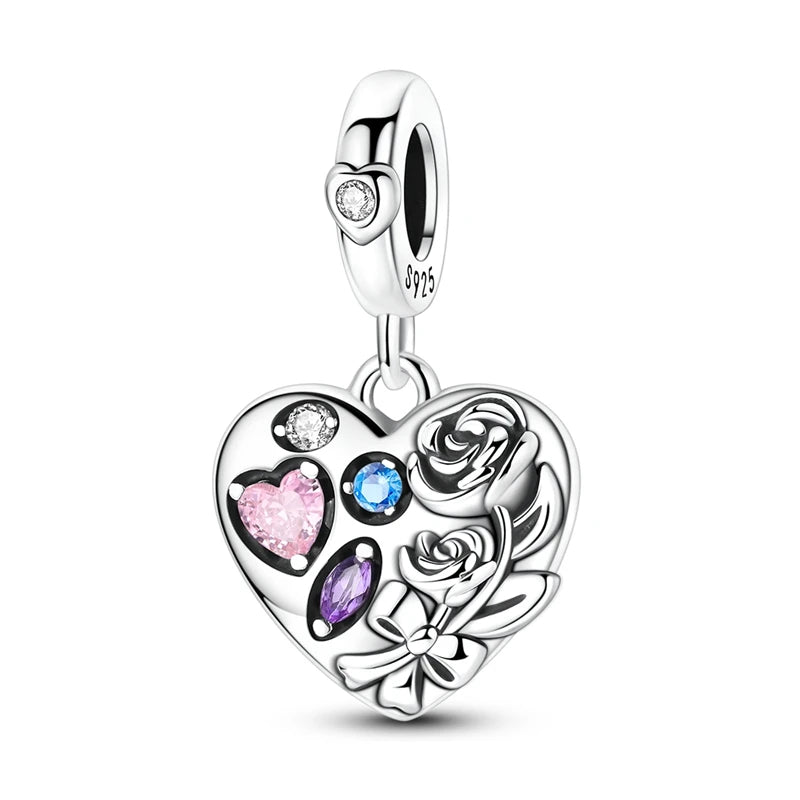 StarRise Sterling Silver Heart Charm