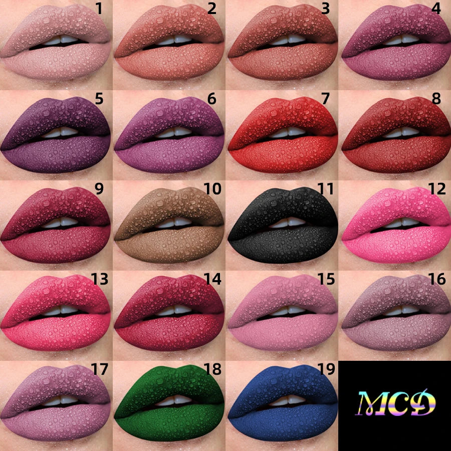 StarRise Matte Velvet Lip Gloss Collection