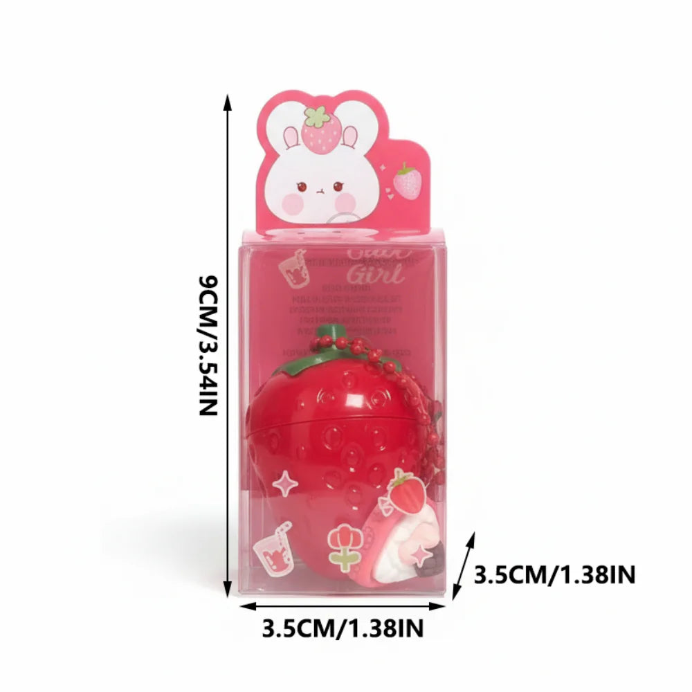 4-Color Random Shiping 1 Strawberry Lip Gloss Lipstick Moisturizing Winter Antifreeze Anti Crack Moisturizing Lasting Lip Balm