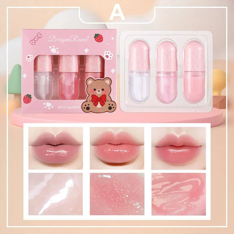StarRise Pearl Mirror Lip Gloss Set