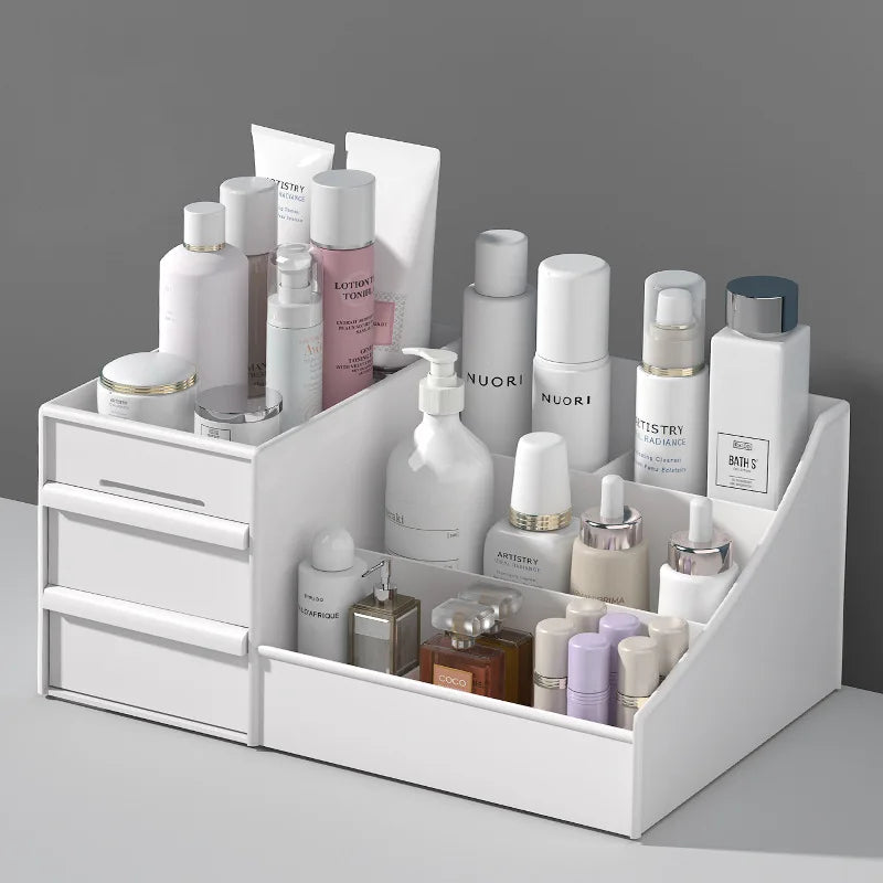 Drawer-type Cosmetics Storage Box Save space Skin Care Products Desktop Dormitory Desk Dressing Table Desktop Stationery Box