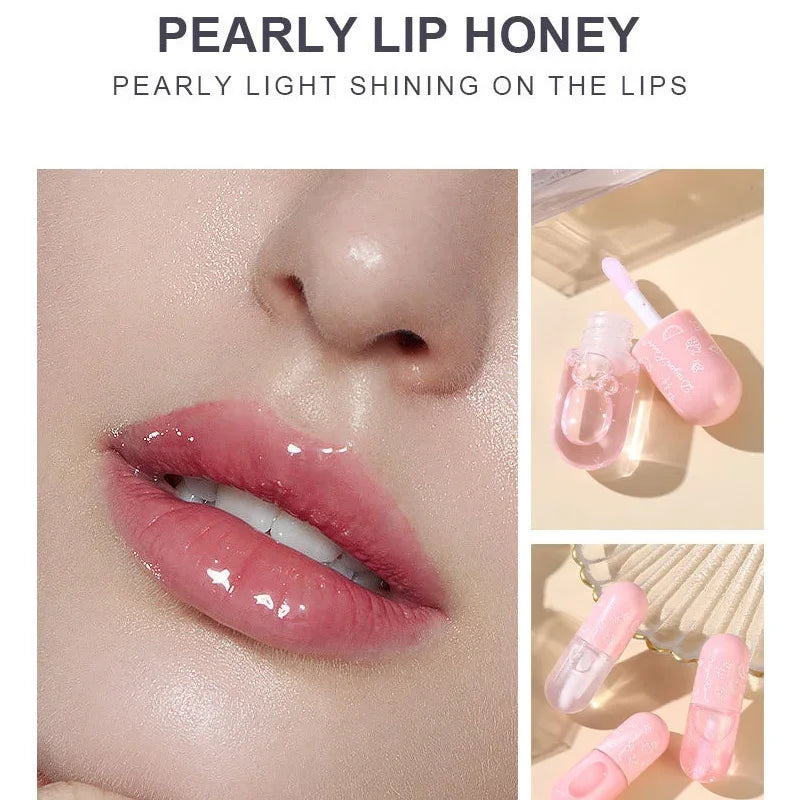 StarRise Pearl Mirror Lip Gloss Set