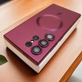 Luxury Magnetic Wireless Charging Case For Samsung Galaxy S26 S25 S24 S23 S 26 25 Ultra Plus Cases Shockproof Soft Phone Cover