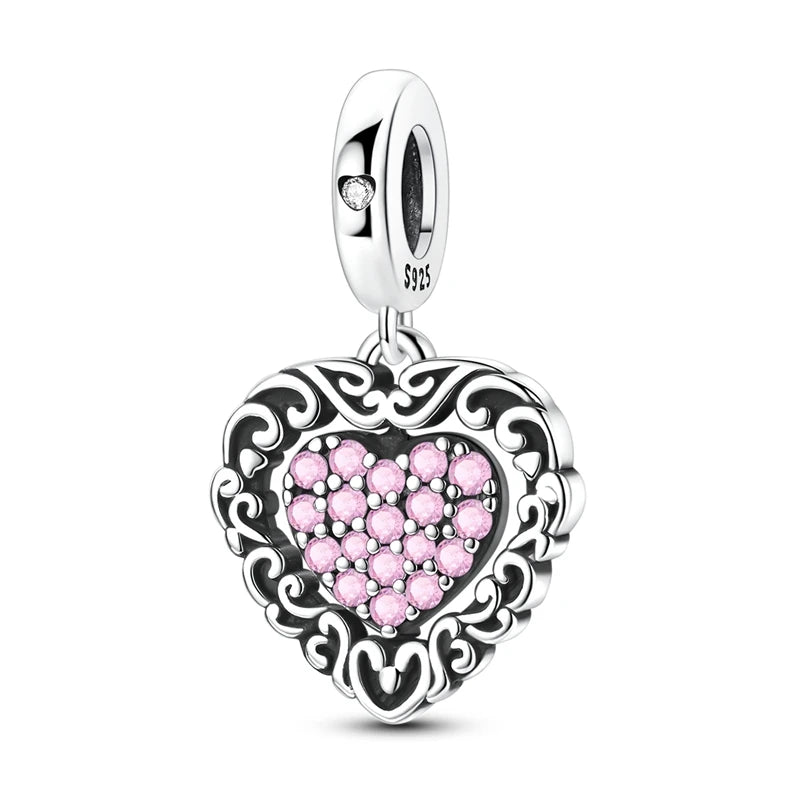 StarRise Sterling Silver Heart Charm