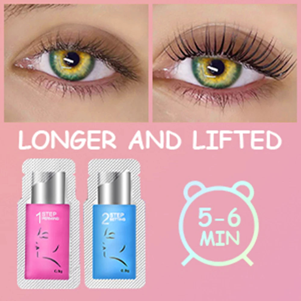 Libeauty 10 Pairs/Lot Sachet Lash Lifting Lotion Lashes Lift 5-8 Minutes Calia Perm And Fixation Individual Package Makeup Tool