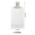5Pcs Travel Bottles Empty Squeeze Bag Refillable Lotion Dispenser Bag Shampoo Toiletries Liquid Cosmetic Container Storage Pouch