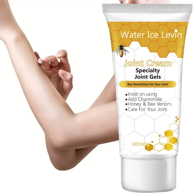 Bee Venom Joint Cream - Hypoallergenic and Soothing Moisturizing Lotion with a Light Fragrance for All Skin Types
