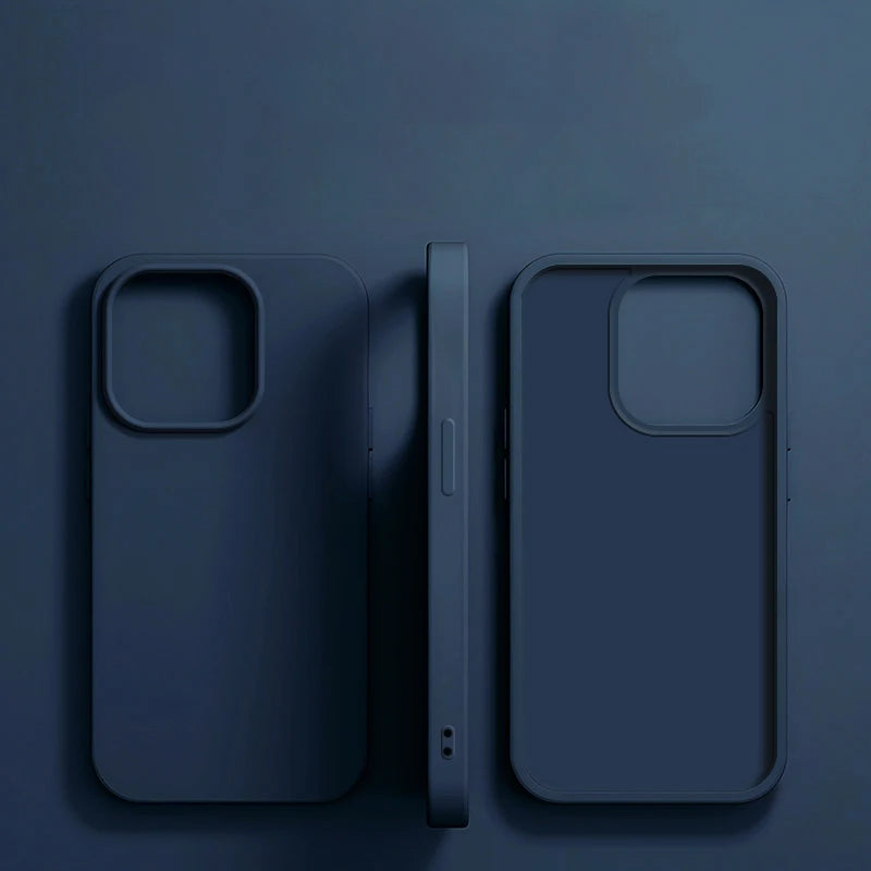 Luxury Liquid Silicone Phone Case for APPLE iPhone 11 13 12 14 15 16 Pro Max Cases for iPhone 15 Plus Shockproof Protector Cover