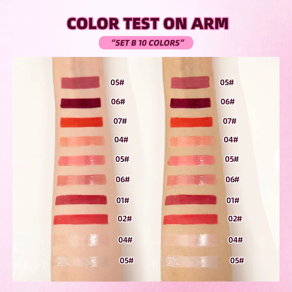 StarRise Velvet Matte Lip Gloss Set