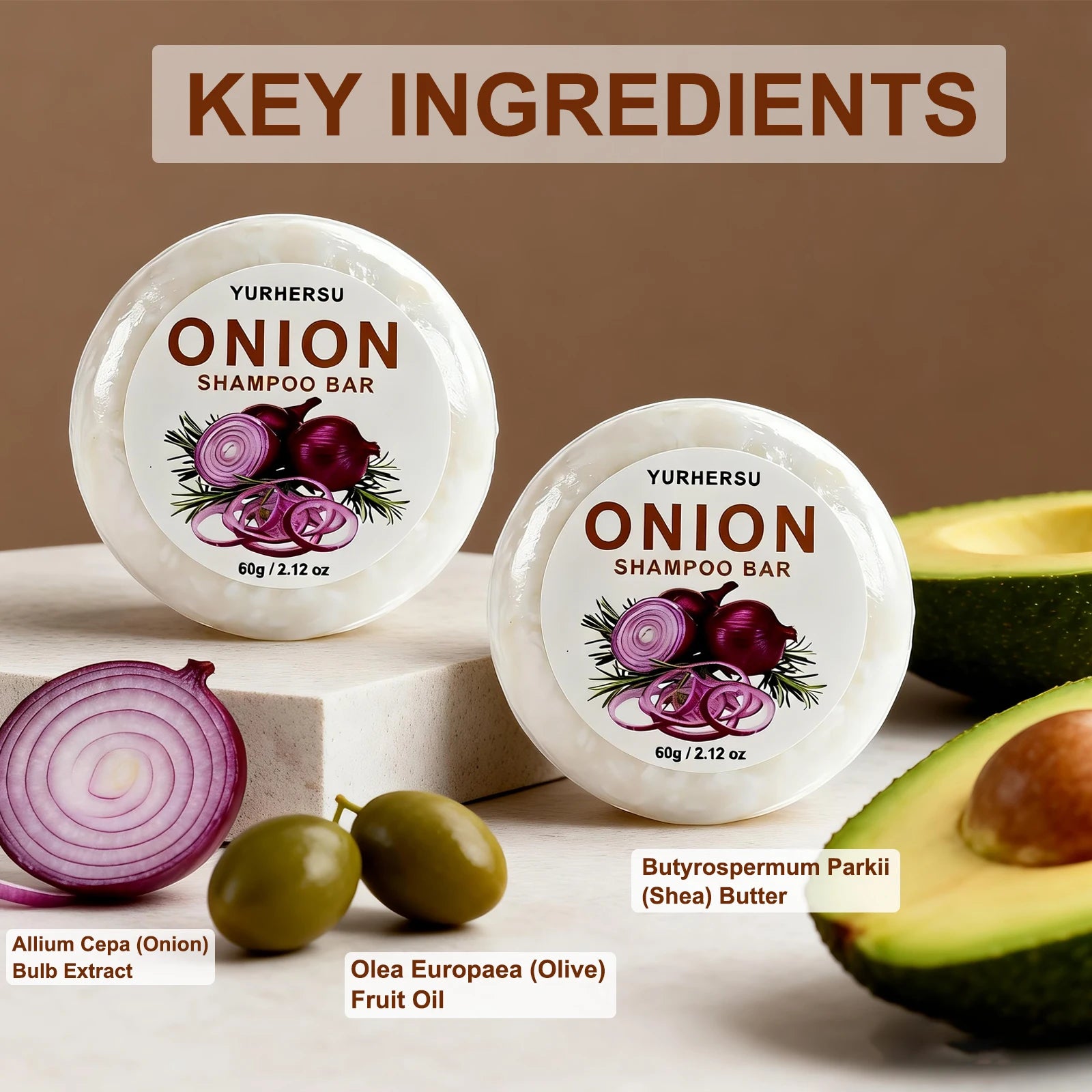 StarRise Vegan Onion Repair Shampoo Bar