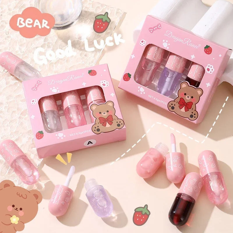 StarRise Pearl Mirror Lip Gloss Set