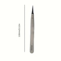 ESD-Safe Precision Tweezers, Anti-Static Tips with Heavy-Duty Metal for Electronics & Jewelry Repair.