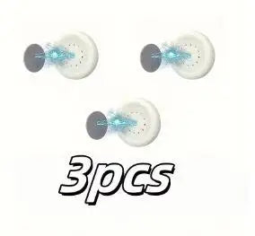 3/6pcs No Drill Magnetic Remote Holder - Wall Mount for TV/AC/DVD Remotes, White Space-Saving Design