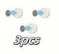 3/6pcs No Drill Magnetic Remote Holder - Wall Mount for TV/AC/DVD Remotes, White Space-Saving Design